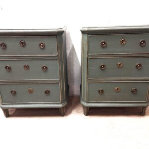 008 PAIR CHEST OF DRAWERS, decorative